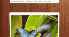 Desktop Screenshot of manhattanmentalhealthservices.com