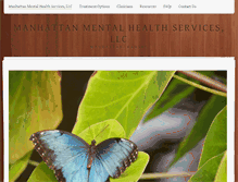 Tablet Screenshot of manhattanmentalhealthservices.com